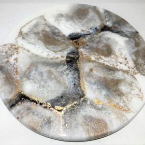 Lazy Susan - River Rocks (White)