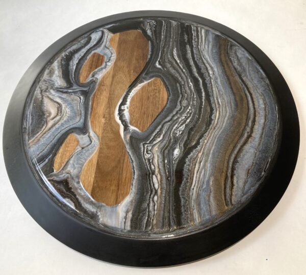 Black Rim Lazy Susan